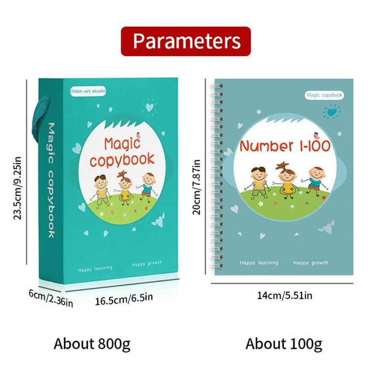 Magic Handwriting Book Pack of 4