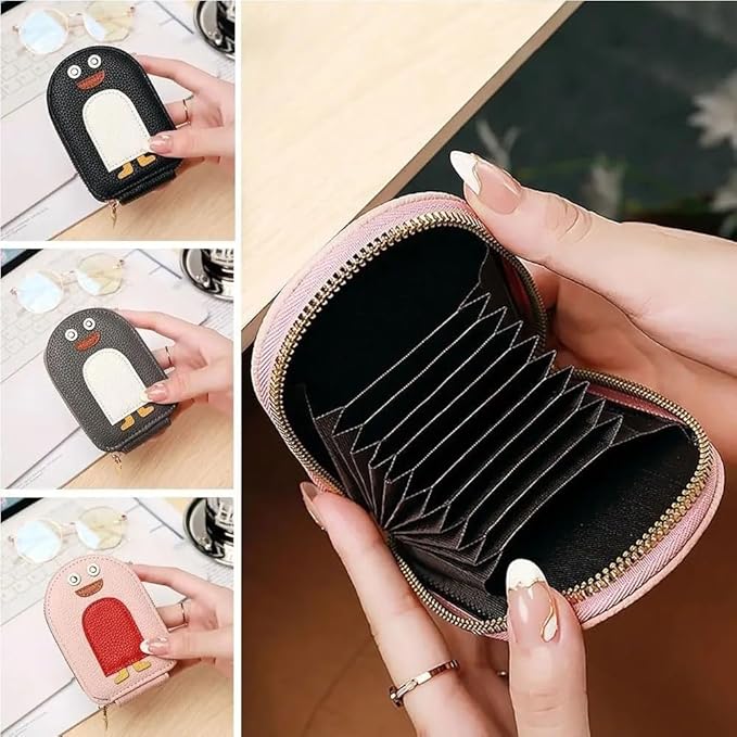 Cute Penguin Design Card Holder