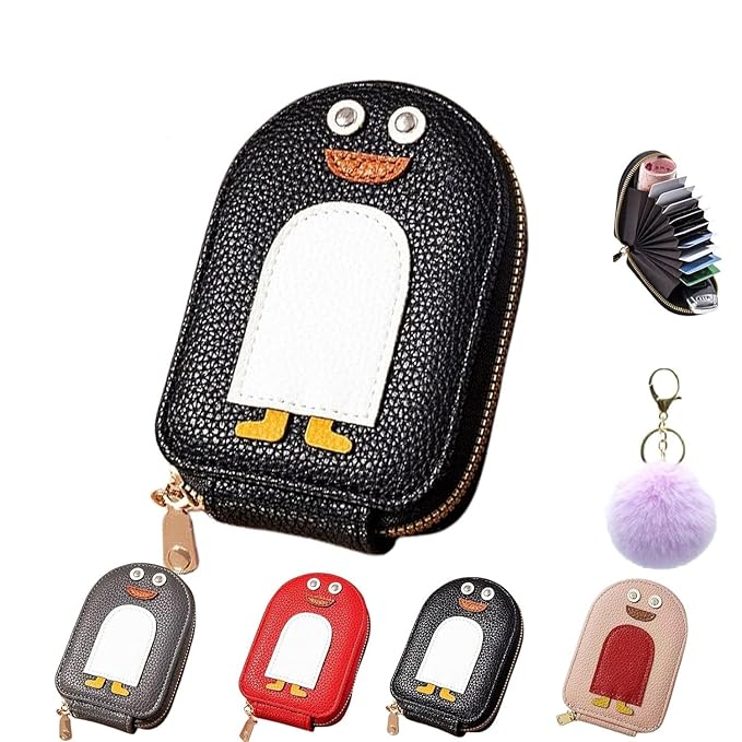 Cute Penguin Design Card Holder